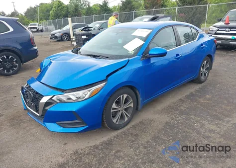 2021 Nissan Sentra Sv Xtronic Cvt z USA, uszkodzony, nr VIN 3N1AB8CV9MY263851